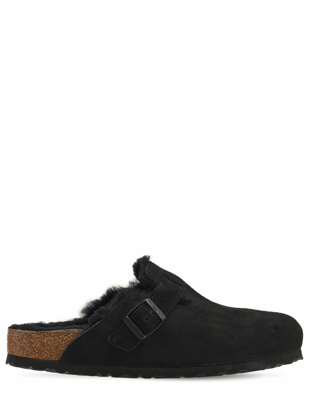 Photo: BIRKENSTOCK Boston Shearling & Suede Loafers