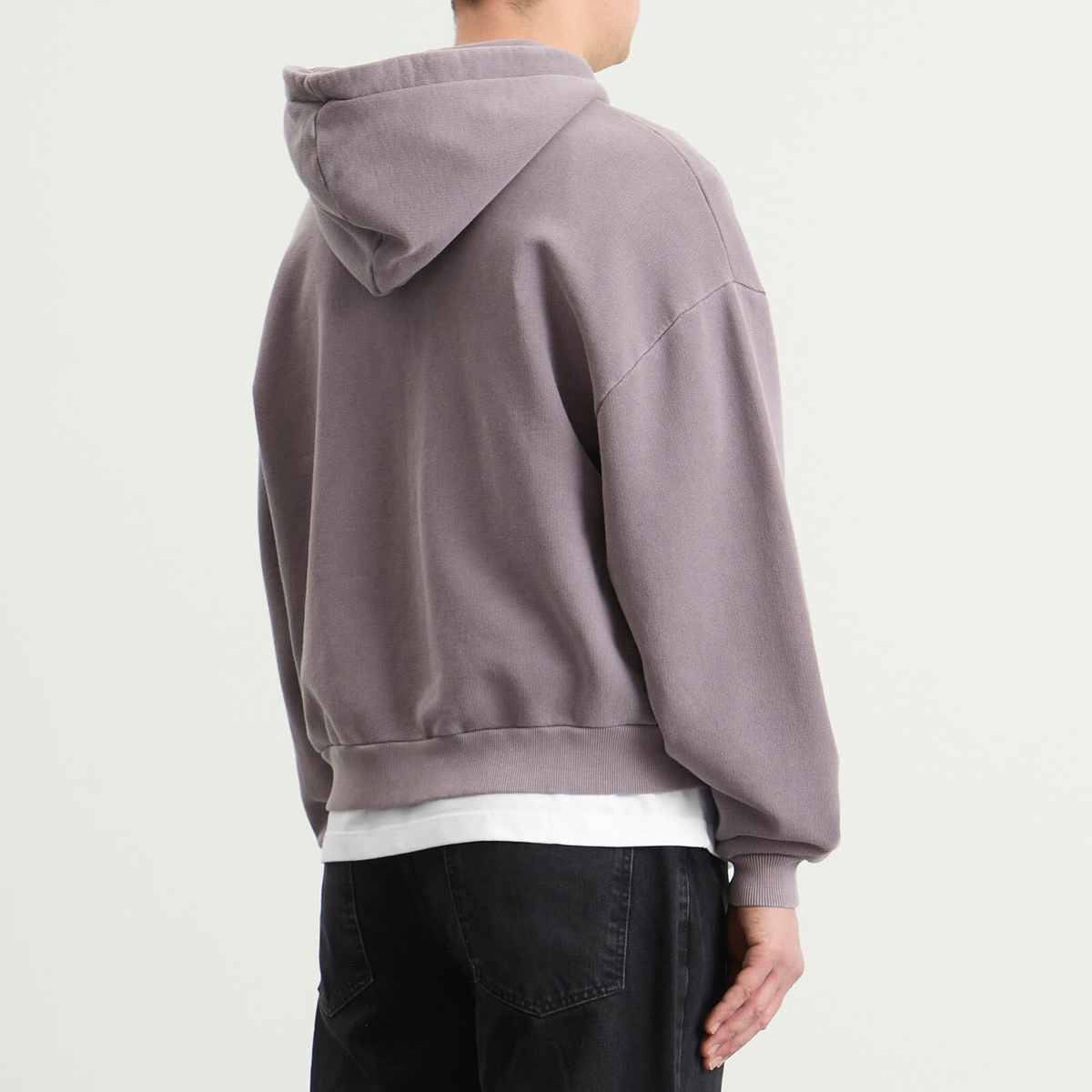 MKI Men's Uniform Zip Hoody in Pigment Raisin