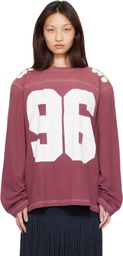 Acne Studios Red Logo Jersey T-shirt