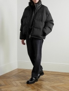 AMI PARIS - Logo-Appliquéd Quilted Shell Down Jacket - Black