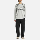 Adidas Men's Warm-Up Long-Sleeve Top in Grey Two