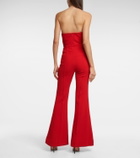 Roland Mouret Asymmetric wool crêpe jumpsuit