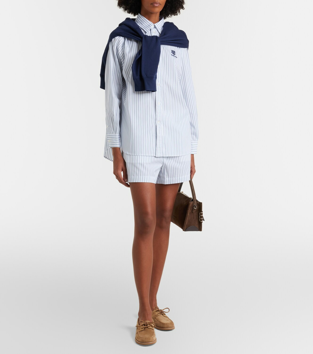 Polo Ralph Lauren x Wimbledon striped cotton shorts