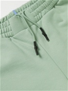 MCQ - Grow Up Logo-Appliquéd Printed Cotton-Jersey Drawstring Shorts - Green