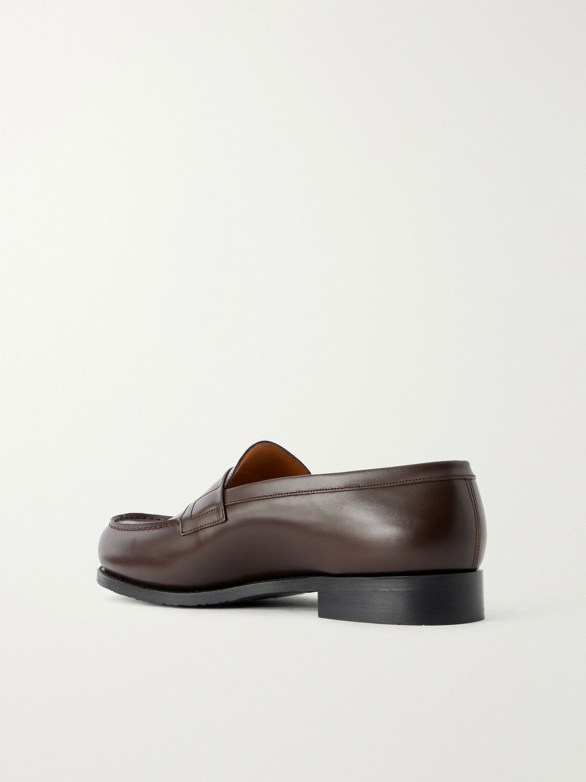 J.M. Weston - 180 Leather Penny Loafers - Brown