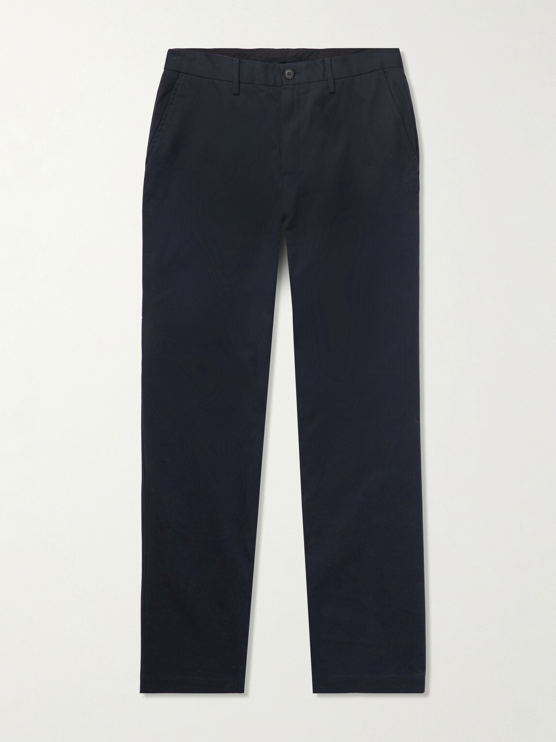 Sunspel - Straight-Leg Cotton-Drill Trousers - Blue