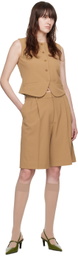 Beaufille SSENSE Exclusive Tan Hugo Shorts