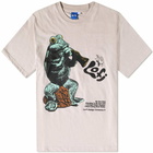 Lo-Fi Men's Frog T-Shirt in Sand