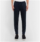 PS by Paul Smith - Slim-Fit Striped Cotton-Blend Jersey Sweatpants - Navy