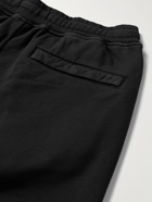 Stone Island - Slim-Fit Tapered Logo-Appliquéd Cotton-Jersey Cargo Sweatpants - Black