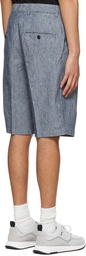 Boss Blue Linen Shorts