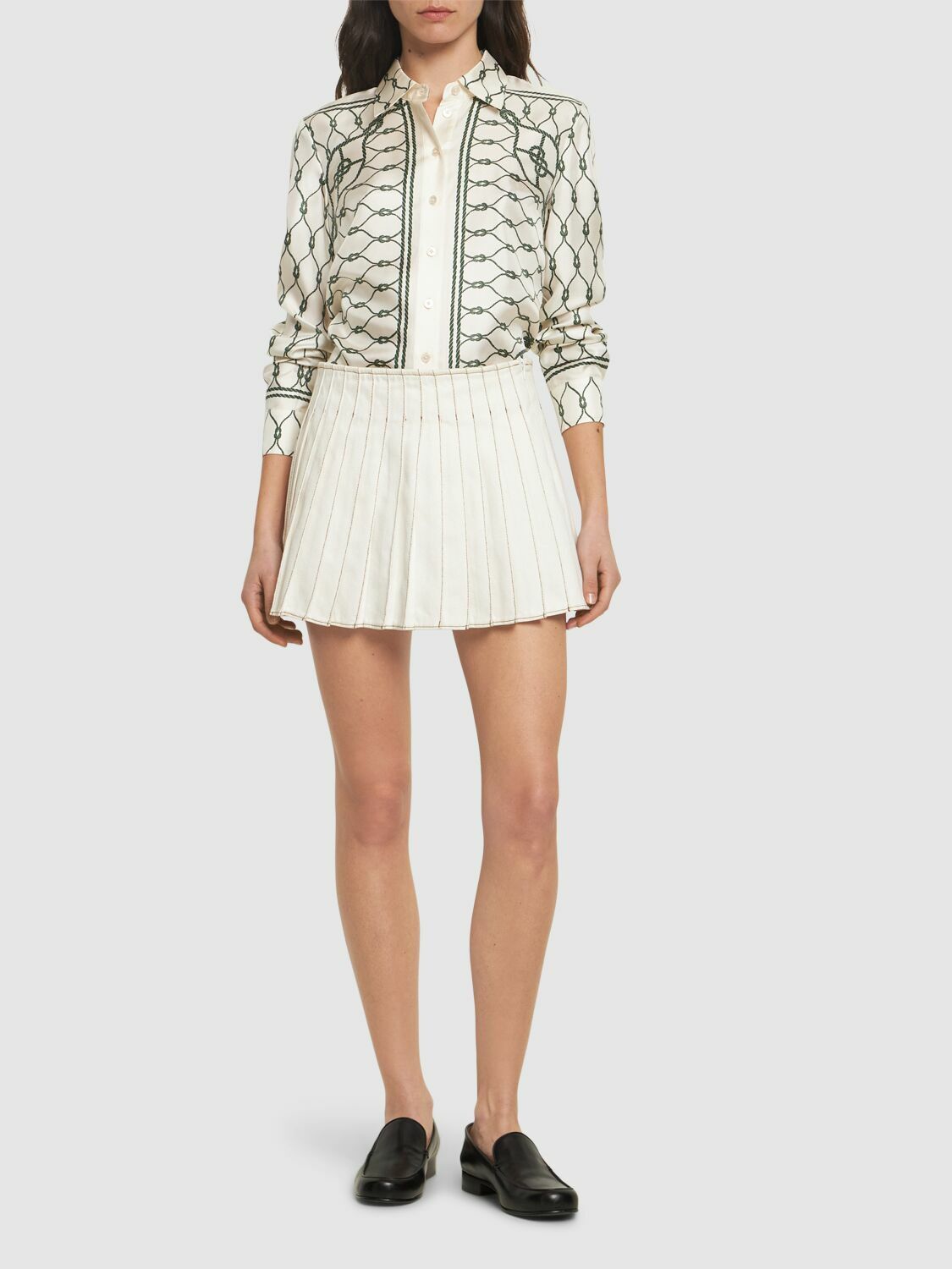 Tory Burch - Colour Block Silk Shirt main image 1