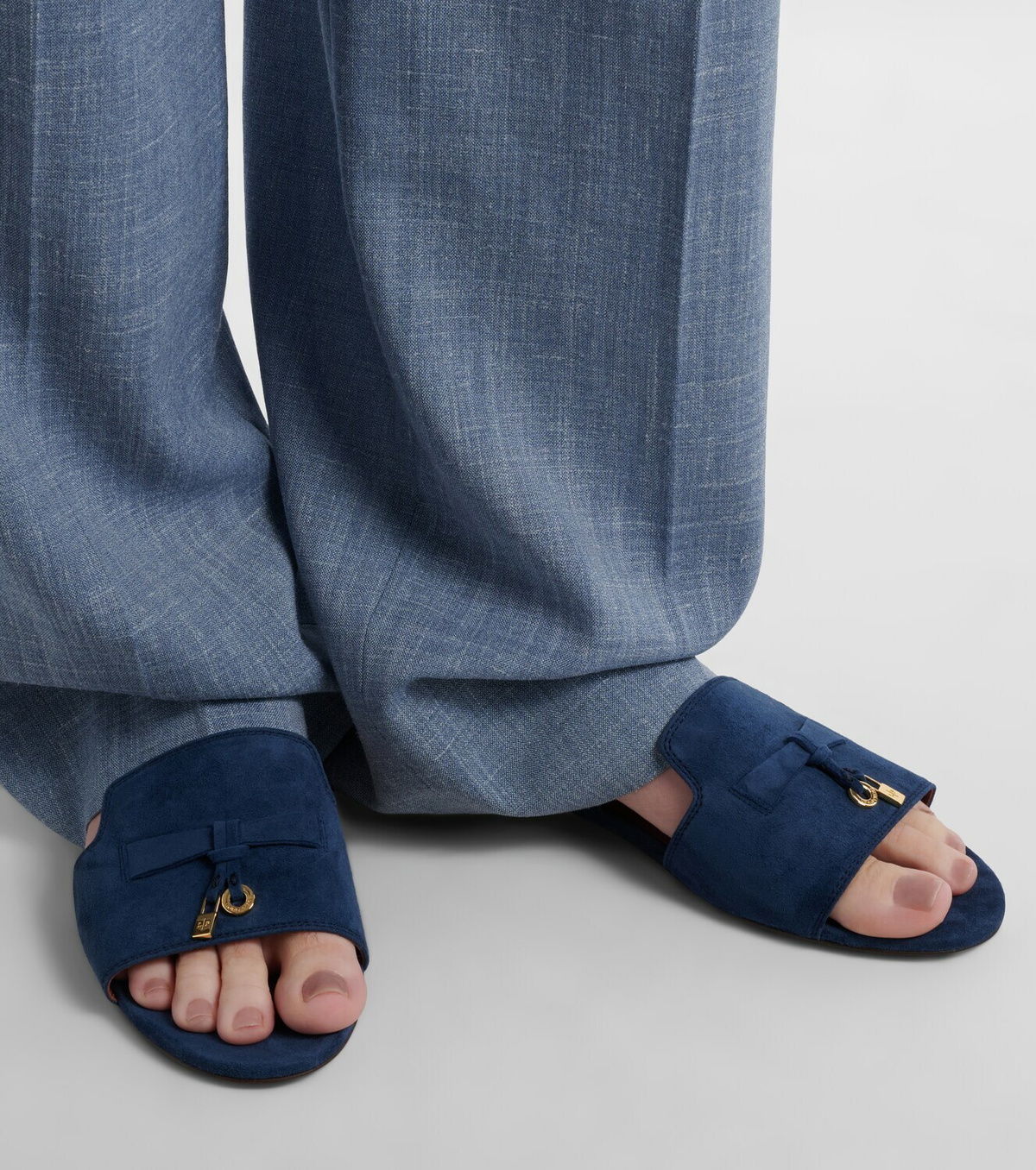 Loro Piana Suede flats