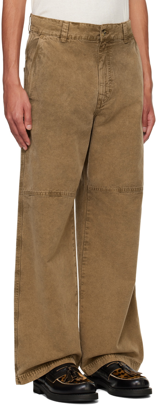 HOPE Tan Workwear Trousers