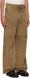 HOPE Tan Workwear Trousers