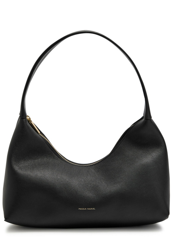 Photo: Mansur Gavriel Candy Baguette Leather Shoulder bag - Black - One Size
