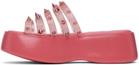 Jean Paul Gaultier Pink Melissa Edition Becky Punk Love Sandals