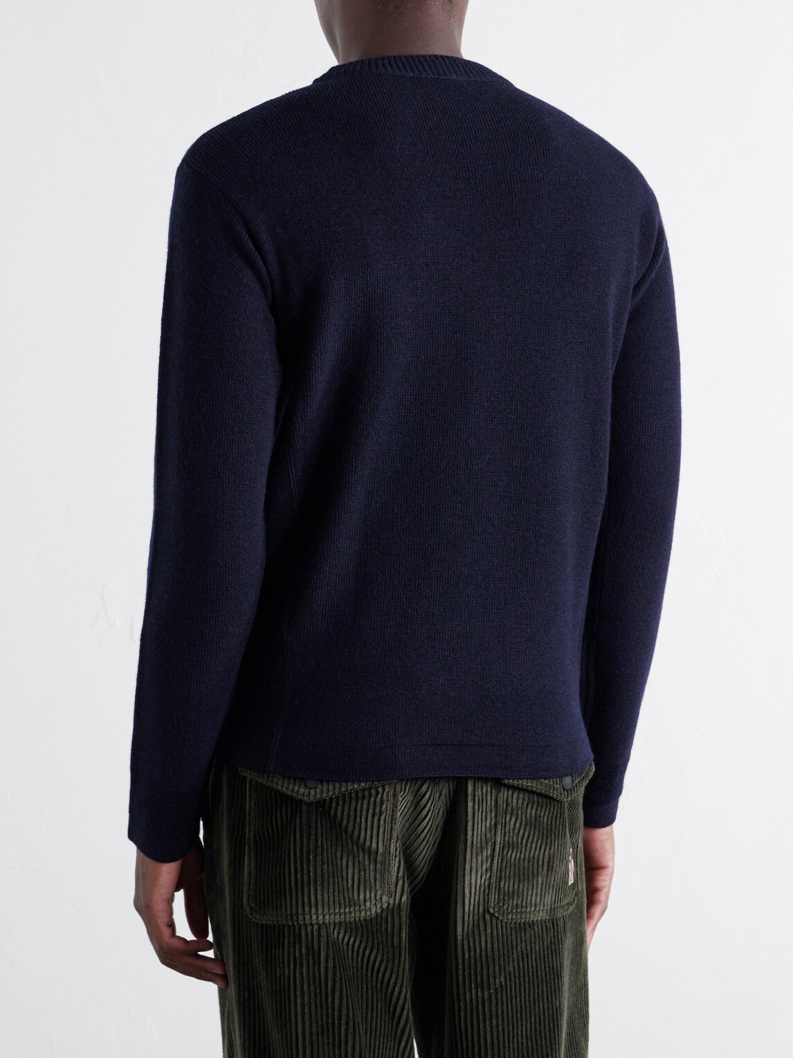 Moncler Grenoble - Logo-Appliquéd Virgin Wool Base Layer - Blue