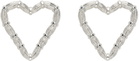 Bleue Burnham Silver Heart Willow Earrings