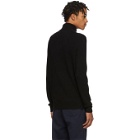 Polo Ralph Lauren Black Wool Half-Zip Sweater