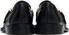 Moschino Black College Loafers