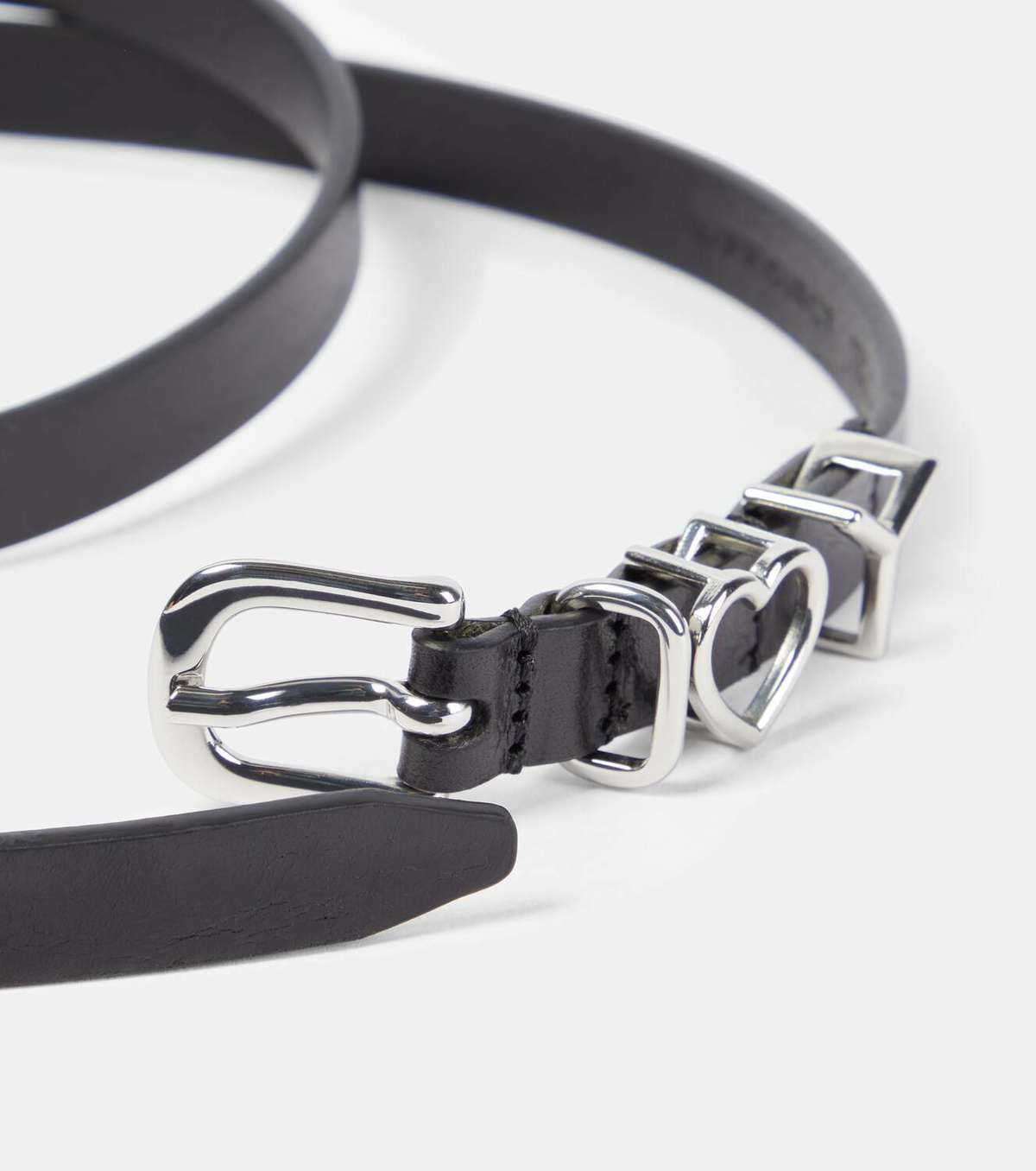 Y/Project Y Heart ハート プレート ベルト　ワイプロジェクト Y/Project Y Heart 15mm leather belt Y/Project