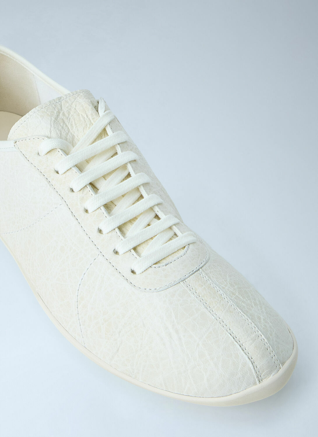 The Row Clement Crinkled-Leather Sneakers