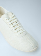 The Row Clement Crinkled-Leather Sneakers