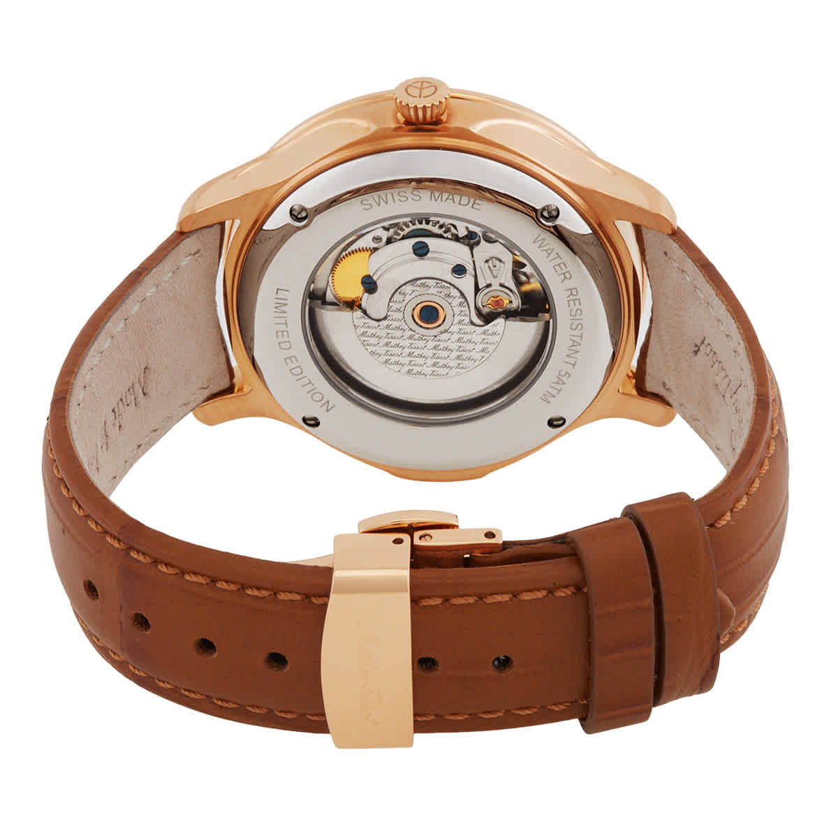 Mathey-Tissot Edmond Auto Havana Automatic Silver Dial Mens Watch AC1886CI