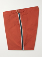 ORLEBAR BROWN - Bulldog Mid-Length Striped Swim Shorts - Pink