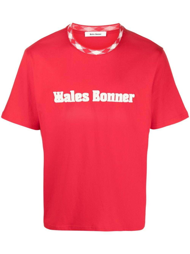 Photo: WALES BONNER - Logo Cotton T-shirt