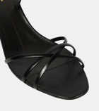 The Row Harlow 35 leather slingback sandals