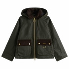 Barbour Women's Carville Wax Jacket in Fern/Shadow Classic