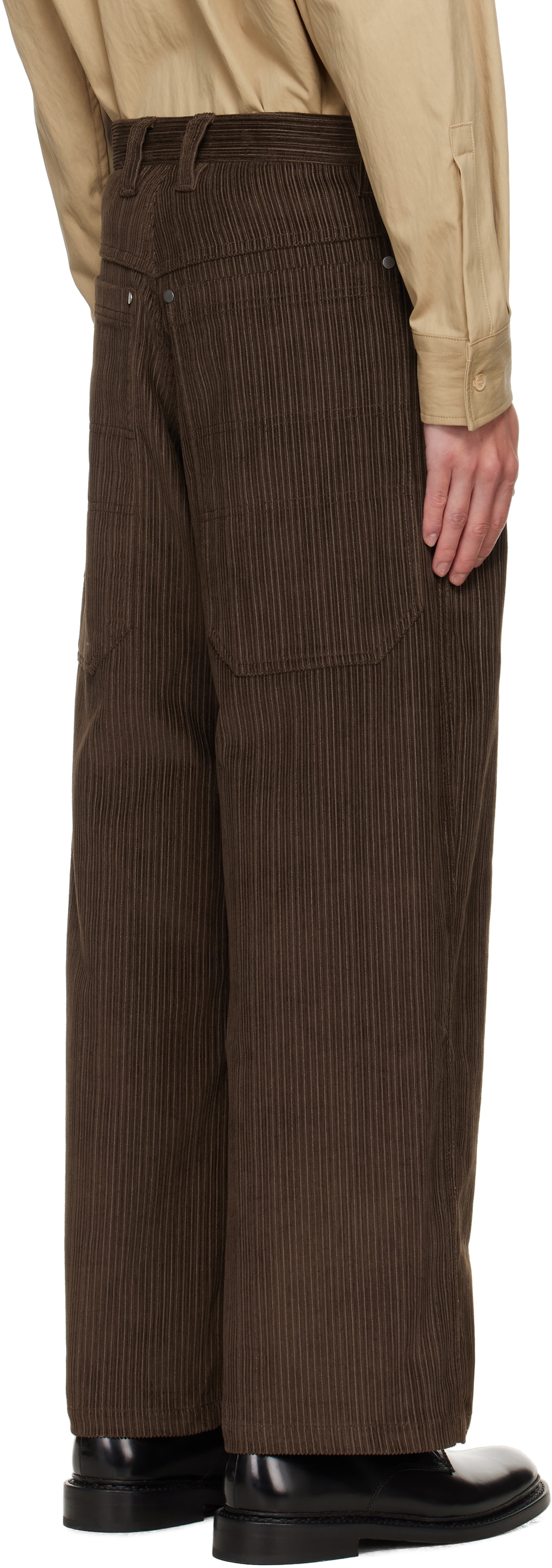 colbo Brown Big Pocket Corduroy Trousers