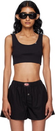 WILLY CHAVARRIA Black Bralette Tank Top
