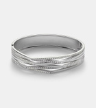 Repossi Antifer 18kt white gold cuff bracelet with diamonds