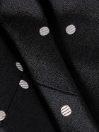 SAINT LAURENT - 5cm Polka-Dot Silk-Jacquard Tie