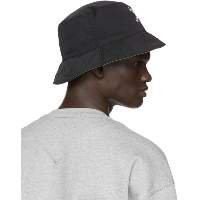 Kenzo Reversible Black Little X Bucket Hat Kenzo