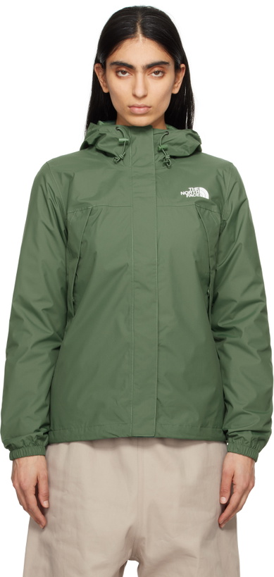 Photo: The North Face Green Antora Rain Jacket