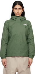 The North Face Green Antora Rain Jacket