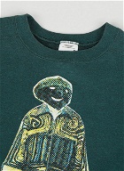 Graphic Print Sweatshirt in Green