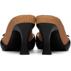 Balenciaga Black Scholl Edition Calfskin Heeled Sandals