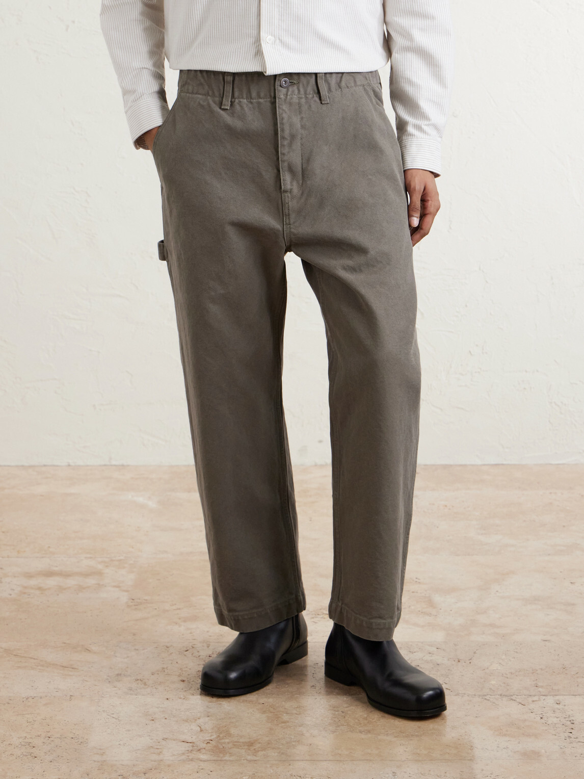WTAPS - ARMSTG2501 Straight-Leg Cotton-Canvas Trousers - Brown