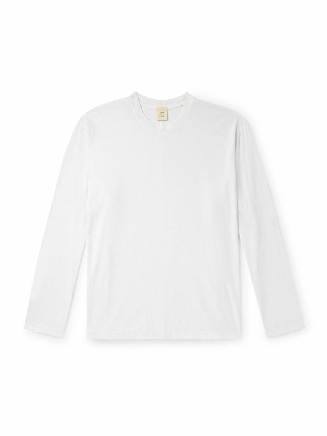 SSAM - Charlie Organic Cotton-Jersey T-Shirt - White