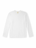 SSAM - Charlie Organic Cotton-Jersey T-Shirt - White