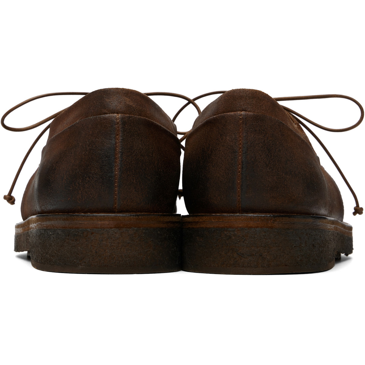 Marsèll Brown Moccar Leather Oxfords
