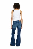 Diesel Bootcut Jeans Low Waist D-Hush - Jeans Womens in Blue