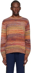 The Elder Statesman Multicolor Cosmic Sweater