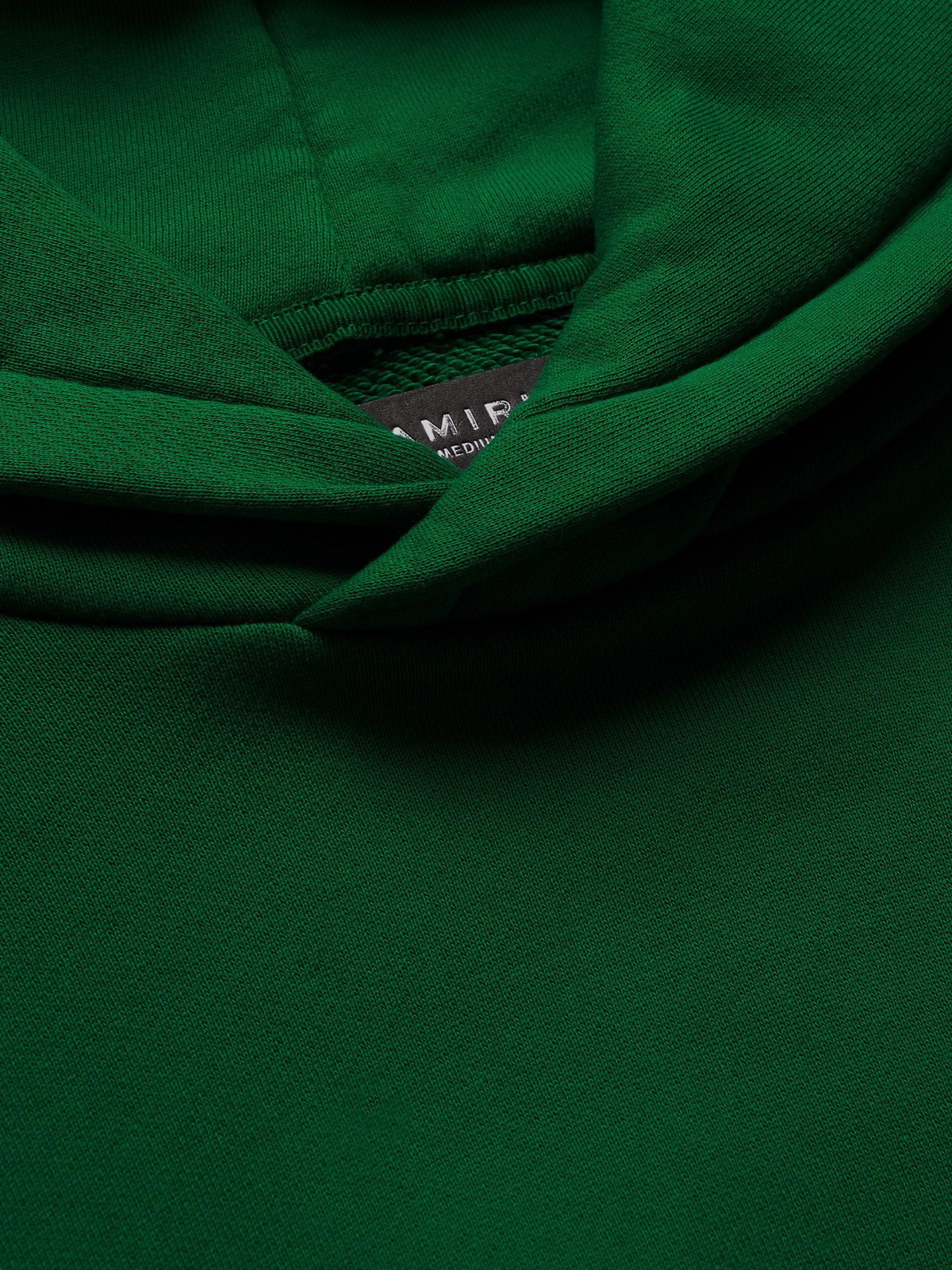 AMIRI - Logo-Embroidered Loopback Cotton-Jersey Hoodie - Green Amiri