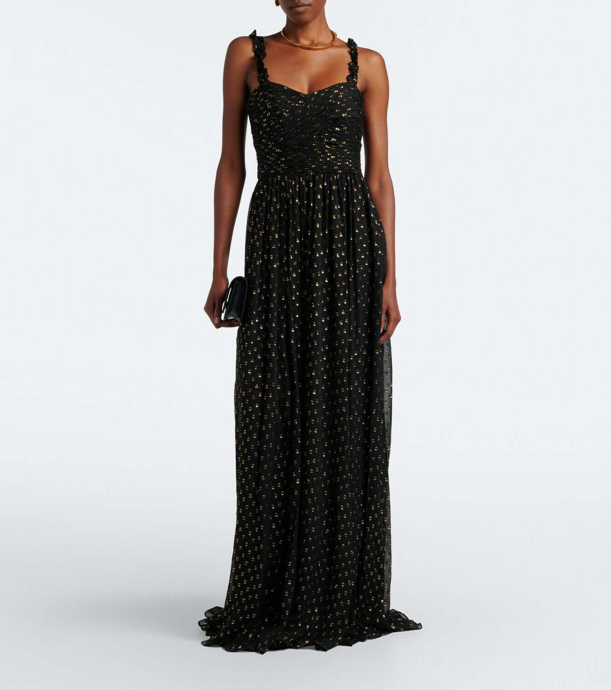 Ulla Johnson Anastasia silk-blend chiffon bustier gown